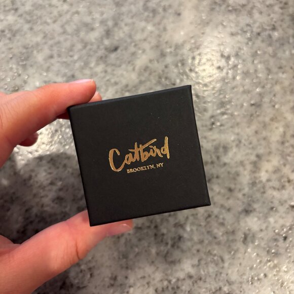 Catbird Limited Edition "Vintage" Pink Bow Charm with a 14k gold bail - Picture 3 of 3